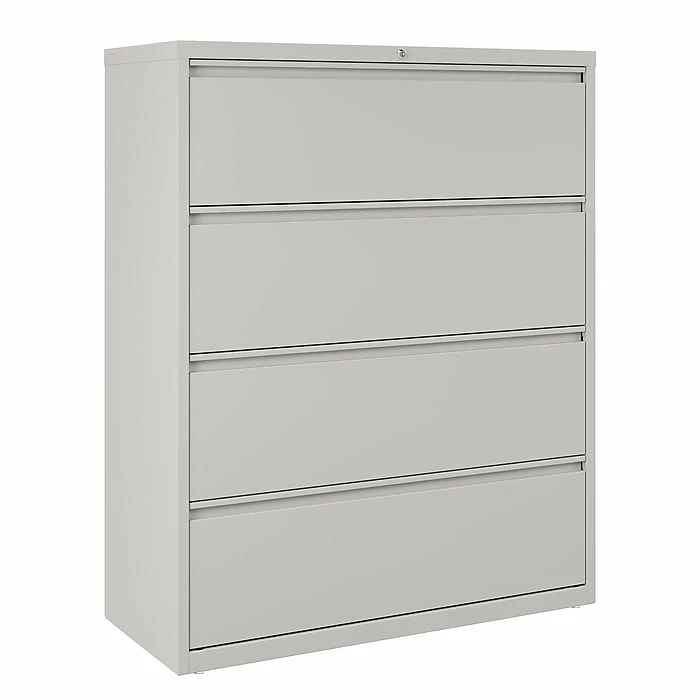 Staples Commercial 4 File Drawers Lateral File Cabinet, Locking, Putty/Beige, Letter/Legal, 42.13"W (20062D) 10 Staples Commercial 4 File Drawers Lateral File Cabinet, Locking, Putty/Beige, Letter/Legal, 42.13"W (20062D) - Image 8