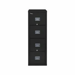 FireKing Patriot 4-Drawer Vertical File Cabinet, Fire Resistant, Letter, Black, 31.56"D (4P1831-CBLI) -File Cabinets Shop unnamed file 2623