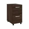 Bush Business Furniture Studio C 2 Drawer Mobile File Cabinet, Black Walnut (SCF116BWSU)