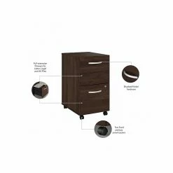 Bush Business Furniture Studio C 2 Drawer Mobile File Cabinet, Black Walnut (SCF116BWSU) -File Cabinets Shop unnamed file 2627