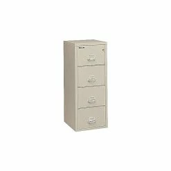 FireKing® Vertical File Cabinet, 4-Drawer, Parchment, 57"H X 21 5/16"W X 32 1/16"D -File Cabinets Shop unnamed file 2634