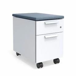 Union & Scale™ Lewis™ 2-Drawer Mobile Pedestal, Letter/Legal Size, Carolina (UN55950)