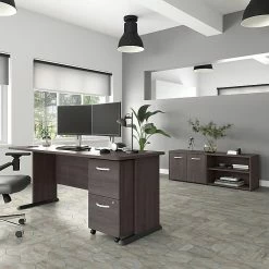 Bush Business Furniture Studio A 2-Drawer Mobile File Cabinet, Locking, Letter/Legal, Storm Gray, 20" (SDF116SGSU-Z) -File Cabinets Shop unnamed file 2647