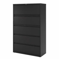 Staples HL8000 Commercial 5 File Drawers Lateral File Cabinet, Locking, Black, Letter/Legal, 42"W (21748D) -File Cabinets Shop unnamed file 267