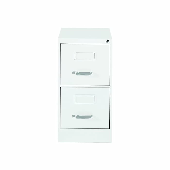 Global 2500 Series 2-Drawer Vertical File Cabinet, Locking, Letter, White Finish, 25" (TD25201DWT) 3 Global 2500 Series 2-Drawer Vertical File Cabinet, Locking, Letter, White Finish, 25" (TD25201DWT)