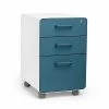 Poppin Stow 3-Drawer Vertical Locking File Cabinet, White & Slate Blue, 16" (106039) -File Cabinets Shop unnamed file 2681