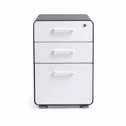 Poppin, 3-Drawer File Cabinet, Charcoal + White (103539) 8 Poppin, 3-Drawer File Cabinet, Charcoal + White (103539) -File Cabinets Shop unnamed file 2719
