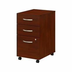 Bush Business Furniture Studio C 3 Drawer Mobile File Cabinet, Hansen Cherry (SCF216HCSU)