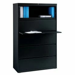 Staples HL8000 Commercial 5 File Drawers Lateral File Cabinet, Locking, Black, Letter/Legal, 42"W (21748D) -File Cabinets Shop unnamed file 273