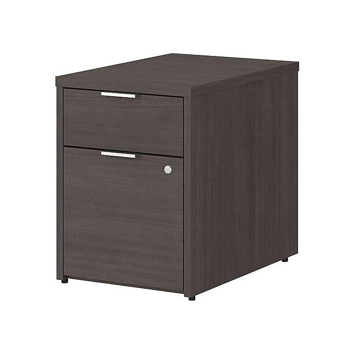 Bush Business Furniture Jamestown 2-Drawer Vertical File Cabinet, Locking, Letter/Legal, Storm Gray, 23.66" (JTF116SGSU) 3 Bush Business Furniture Jamestown 2-Drawer Vertical File Cabinet, Locking, Letter/Legal, Storm Gray, 23.66" (JTF116SGSU)