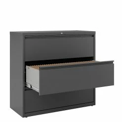 Staples 3-Drawer Lateral File Cabinet, Locking, Letter/Legal, Charcoal, 42"W (26824D) 11 Staples 3-Drawer Lateral File Cabinet, Locking, Letter/Legal, Charcoal, 42"W (26824D) -File Cabinets Shop unnamed file 280