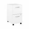 Bush Business Furniture Hybrid 2-Drawer Mobile File Cabinet, Letter/Legal, White, 20" (HYF116WHSU-Z) 2 Bush Business Furniture Hybrid 2-Drawer Mobile File Cabinet, Letter/Legal, White, 20" (HYF116WHSU-Z) -File Cabinets Shop unnamed file 2841