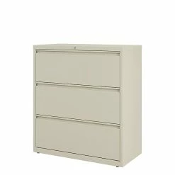 Staples HL8000 Commercial 3-Drawer Lateral File Cabinet, Locking, Letter/Legal, Putty/Beige, 36"W (23197D) -File Cabinets Shop unnamed file 286