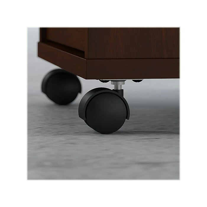 Office By Kathy Ireland® Method 3-Drawer Vertical File Cabinet, Locking, Letter/Legal, Century Walnut, 19.76" (KI70503SU) 9 Office By Kathy Ireland® Method 3-Drawer Vertical File Cabinet, Locking, Letter/Legal, Century Walnut, 19.76" (KI70503SU) - Image 7