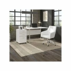 Bush Business Furniture Hybrid 3-Drawer Mobile File Cabinet, Letter/Legal, White, 20" (HYF216WHSU-Z) -File Cabinets Shop unnamed file 2880