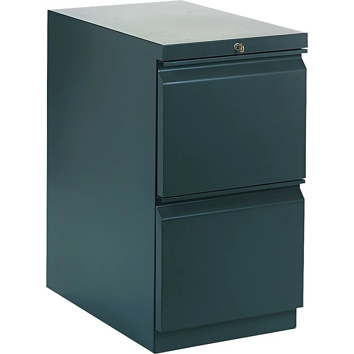 HON Brigade 2 Drawer Mobile/Pedestal File, Charcoal, Letter, 15''W (H33823RS) 3 HON Brigade 2 Drawer Mobile/Pedestal File, Charcoal, Letter, 15''W (H33823RS)