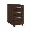 Bush Business Furniture Hybrid 3-Drawer Mobile File Cabinet, Letter/Legal, Black Walnut, 20" (HYF216BWSU-Z) -File Cabinets Shop unnamed file 2907