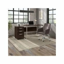 Bush Business Furniture Hybrid 3-Drawer Mobile File Cabinet, Letter/Legal, Black Walnut, 20" (HYF216BWSU-Z) 17 Bush Business Furniture Hybrid 3-Drawer Mobile File Cabinet, Letter/Legal, Black Walnut, 20" (HYF216BWSU-Z) -File Cabinets Shop unnamed file 2914