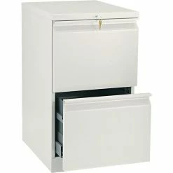 HON® Brigade® Mobile Pedestal, File/File, Putty, 19-7/8"D