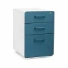 Poppin Stow 3-Drawer Vertical Locking File Cabinet, White & Slate Blue, 16" (105944) -File Cabinets Shop unnamed file 2926