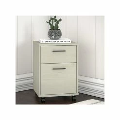 Bush Furniture Key West 2-Drawer Mobile File Cabinet, Letter/Legal, Linen White Oak, 15.75" (KWF116LW-03) -File Cabinets Shop unnamed file 2934