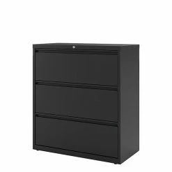 Staples HL8000 Commercial 3-Drawer Lateral File Cabinet, Locking, Letter/Legal, Black, 36"W (23199D) -File Cabinets Shop unnamed file 295