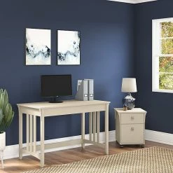 Bush Furniture Salinas 2-Drawer Vertical File Cabinet, Mobile, Letter/Legal, Antique White, 20" (SAF118AW-03) -File Cabinets Shop unnamed file 2961