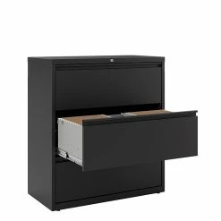 Staples HL8000 Commercial 3-Drawer Lateral File Cabinet, Locking, Letter/Legal, Black, 36"W (23199D) -File Cabinets Shop unnamed file 297