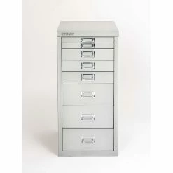 Bisley® 8 Drawer Steel Desktop Multidrawer Cabinet, Light Gray -File Cabinets Shop unnamed file 2976