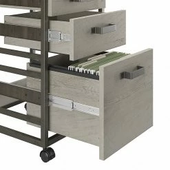 Bush Furniture Refinery 3-Drawer Vertical File Cabinet, Mobile/Pedestal, Letter, Cottage White, 18" (RFF116CWH-03) 15 Bush Furniture Refinery 3-Drawer Vertical File Cabinet, Mobile/Pedestal, Letter, Cottage White, 18" (RFF116CWH-03) -File Cabinets Shop unnamed file 2984