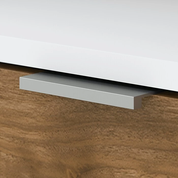 Bush Business Furniture Jamestown 2-Drawer Vertical File Cabinet, Letter/Legal, Fresh Walnut/White, 23.66" (JTF116FWWHSU) 5 Bush Business Furniture Jamestown 2-Drawer Vertical File Cabinet, Letter/Legal, Fresh Walnut/White, 23.66" (JTF116FWWHSU) - Image 3