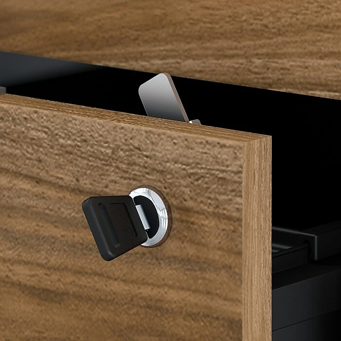 Bush Business Furniture Jamestown 2-Drawer Vertical File Cabinet, Letter/Legal, Fresh Walnut/White, 23.66" (JTF116FWWHSU) 9 Bush Business Furniture Jamestown 2-Drawer Vertical File Cabinet, Letter/Legal, Fresh Walnut/White, 23.66" (JTF116FWWHSU) - Image 7