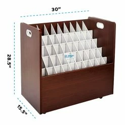 AdirOffice 50-Slot Roll File Cabinet, Mobile, Specialty, Mahogany, 15.5" (626-MA) 13 AdirOffice 50-Slot Roll File Cabinet, Mobile, Specialty, Mahogany, 15.5" (626-MA) -File Cabinets Shop unnamed file 3001