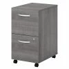 Bush Business Furniture Studio C 2 Drawer Mobile File Cabinet, Platinum Gray (SCF116PGSU)