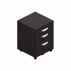 Offices To Go Superior 3-Drawer Vertical File Cabinet, Locking, Letter/Legal, American Espresso, 22" (TDSL22BBFMAEL)