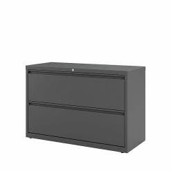 Staples 2-Drawer Lateral File Cabinet, Locking, Letter/Legal, Charcoal, 42"W (26822D) 12 Staples 2-Drawer Lateral File Cabinet, Locking, Letter/Legal, Charcoal, 42"W (26822D) -File Cabinets Shop unnamed file 305