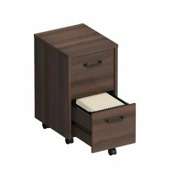 Whalen Dulzura 2-Drawer Vertical File Cabinet, Letter/Legal, Dark Brown, 20" (SPUS-DZMF-DBM) -File Cabinets Shop unnamed file 3067