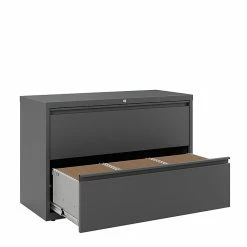 Staples 2-Drawer Lateral File Cabinet, Locking, Letter/Legal, Charcoal, 42"W (26822D) 14 Staples 2-Drawer Lateral File Cabinet, Locking, Letter/Legal, Charcoal, 42"W (26822D) -File Cabinets Shop unnamed file 307