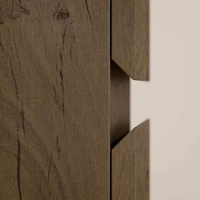 Bush Furniture Anthropology 2 Drawer Mobile File Cabinet, Rustic Brown Embossed (ATH011RB) 8 Bush Furniture Anthropology 2 Drawer Mobile File Cabinet, Rustic Brown Embossed (ATH011RB) - Image 6