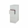 Staples 4 File Drawers Vertical File Cabinet, Locking, Gray, Legal, 26.5"D (13451D)