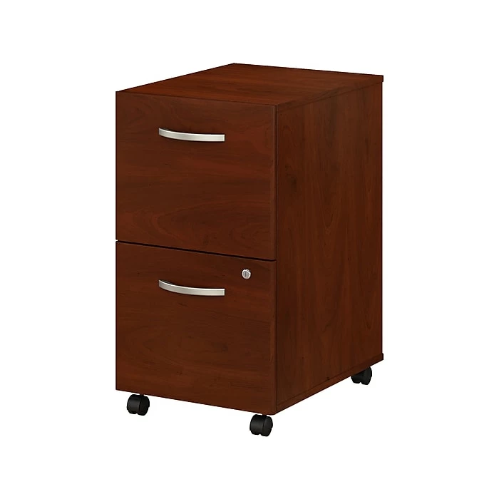 Bush Business Furniture Studio C 2 Drawer Mobile File Cabinet, Hansen Cherry (SCF116HCSU) 3 Bush Business Furniture Studio C 2 Drawer Mobile File Cabinet, Hansen Cherry (SCF116HCSU)
