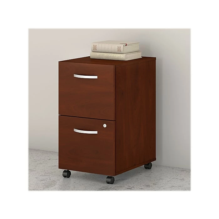 Bush Business Furniture Studio C 2 Drawer Mobile File Cabinet, Hansen Cherry (SCF116HCSU) 4 Bush Business Furniture Studio C 2 Drawer Mobile File Cabinet, Hansen Cherry (SCF116HCSU) - Image 2