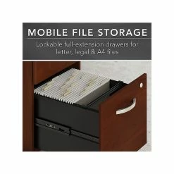 Bush Business Furniture Studio C 2 Drawer Mobile File Cabinet, Hansen Cherry (SCF116HCSU) 12 Bush Business Furniture Studio C 2 Drawer Mobile File Cabinet, Hansen Cherry (SCF116HCSU) -File Cabinets Shop unnamed file 3107