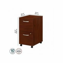 Bush Business Furniture Studio C 2 Drawer Mobile File Cabinet, Hansen Cherry (SCF116HCSU) 14 Bush Business Furniture Studio C 2 Drawer Mobile File Cabinet, Hansen Cherry (SCF116HCSU) -File Cabinets Shop unnamed file 3109
