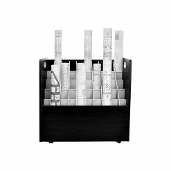 AdirOffice 50-Slot Roll File Cabinet, Mobile, Specialty, Black, 15.5" (626-BLK) -File Cabinets Shop unnamed file 3116