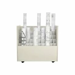 AdirOffice 50-Slot Roll File Cabinet, Mobile, Specialty, White, 15.5" (626-WHI) -File Cabinets Shop unnamed file 3121