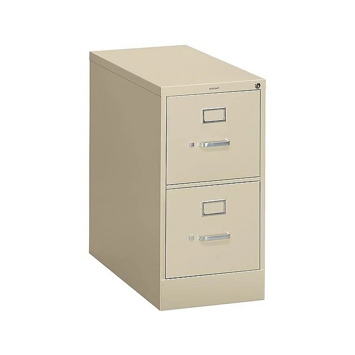 HON S380 2-Drawer Vertical File Cabinet, Locking, Letter, Putty, 26.5"D (HS382PL) 3 HON S380 2-Drawer Vertical File Cabinet, Locking, Letter, Putty, 26.5"D (HS382PL)