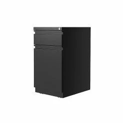 Hirsh 2-Drawer Vertical File Cabinet, Mobile/Pedestal, Letter, Black, 19.88" (25032) -File Cabinets Shop unnamed file 3152