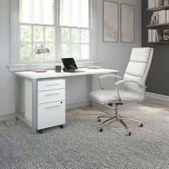 Bush Business Furniture 400 Series 3-Drawer Vertical File Cabinet, Locking, Letter/Legal, White, 20.16" (400SMP3BBFWH) -File Cabinets Shop unnamed file 3160