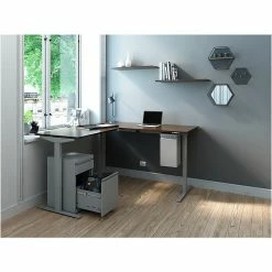 Hirsh 2-Drawer Vertical File Cabinet, Mobile/Pedestal, Letter, Arctic Silver, 19.88" (25034) -File Cabinets Shop unnamed file 3168